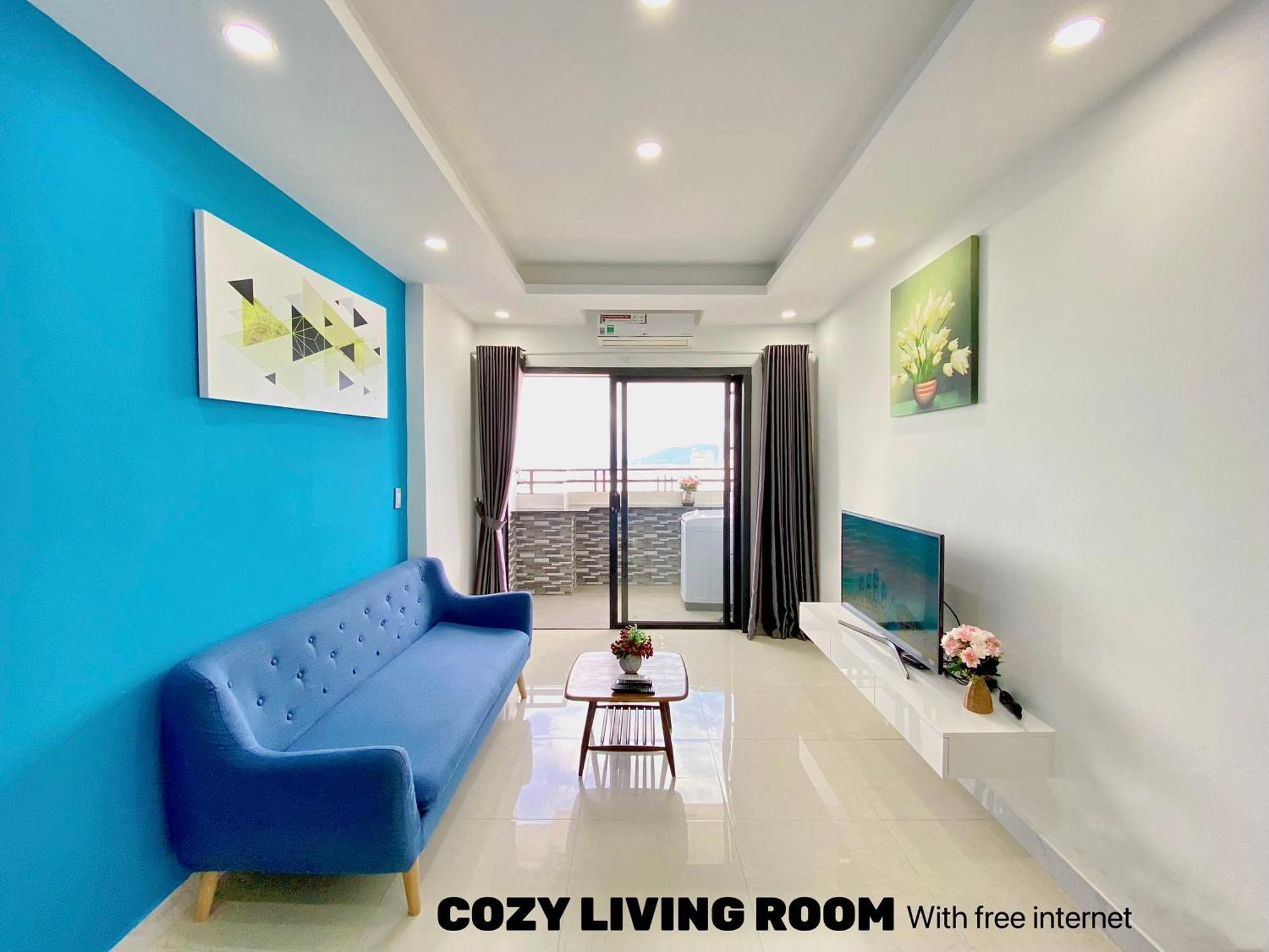 Blue Ocean Apartment At My Khe Дананг Экстерьер фото