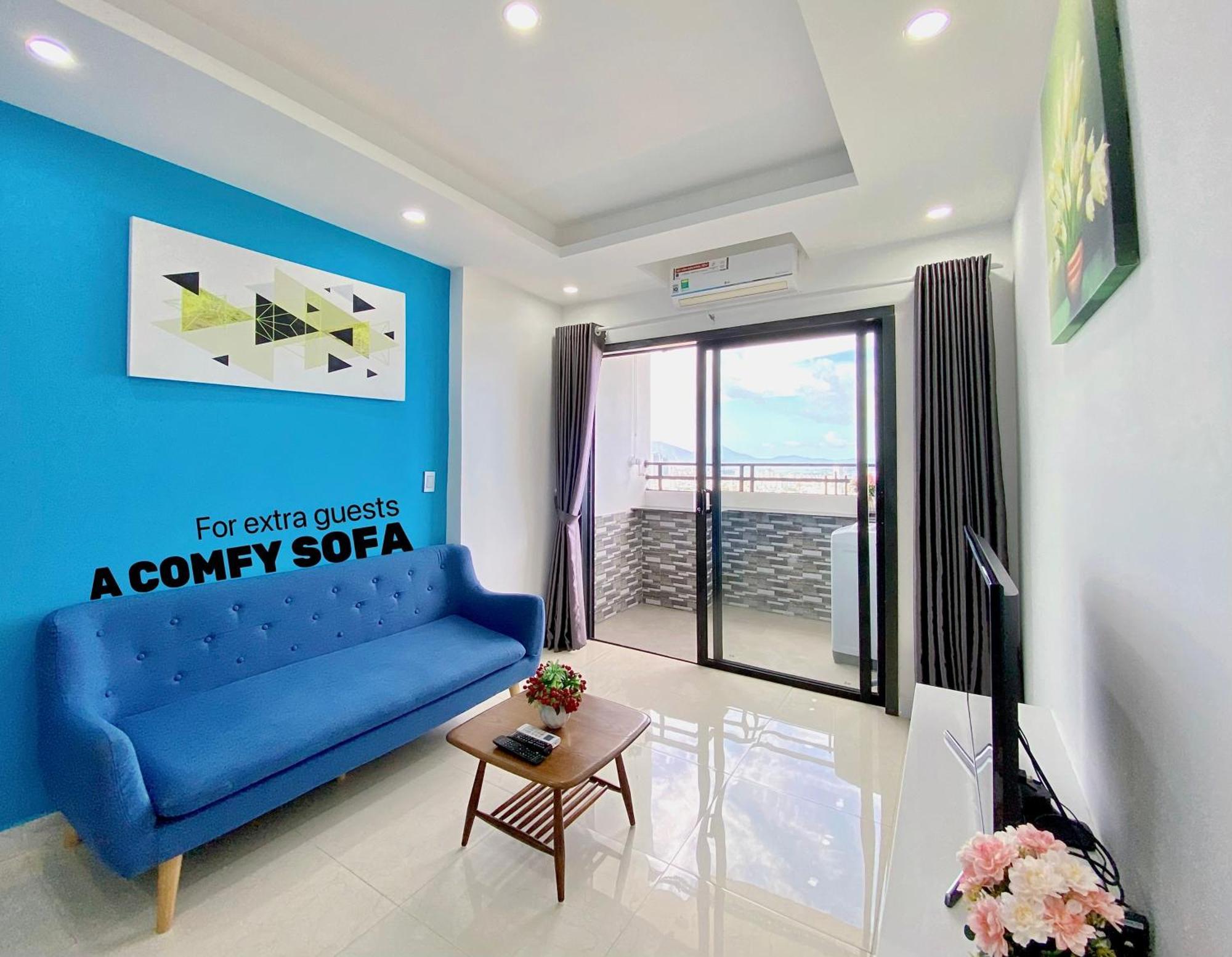 Blue Ocean Apartment At My Khe Дананг Экстерьер фото